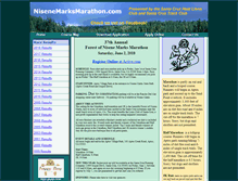 Tablet Screenshot of nisenemarksmarathon.com